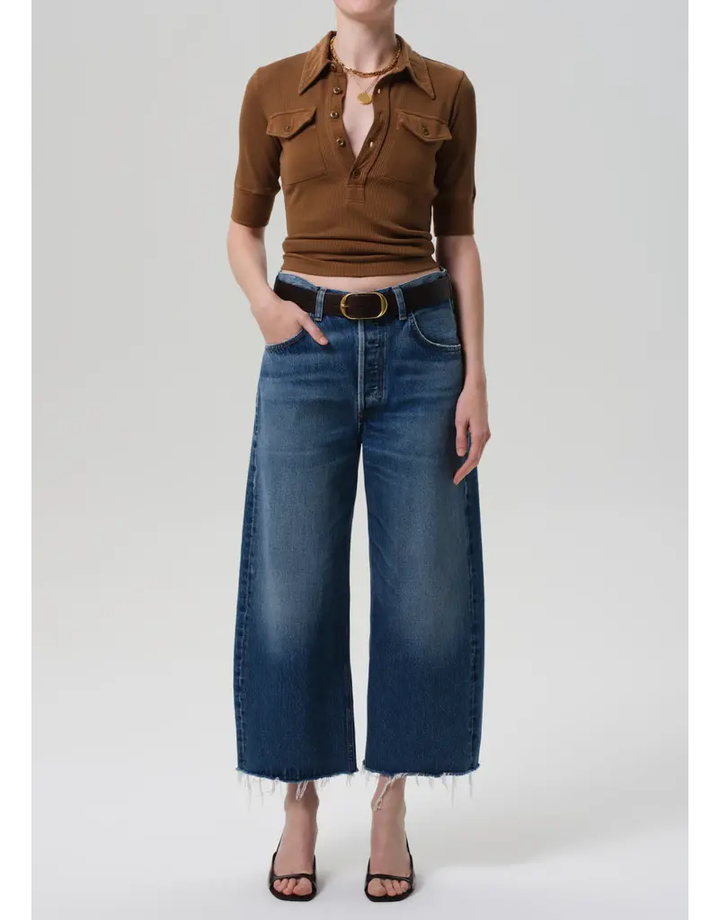 CITIZENS OF HUMANITY AYLA RAW HEM CROP IN CHAYA