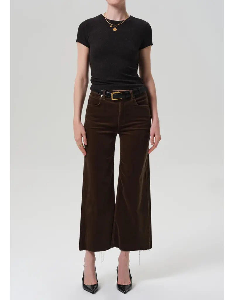 CITIZENS OF HUMANITY LYRA WIDE LEG CROP CORDUROY IN COSTES