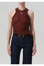 CITIZENS OF HUMANITY AKIRA SWEATER TANK IN TORRONE