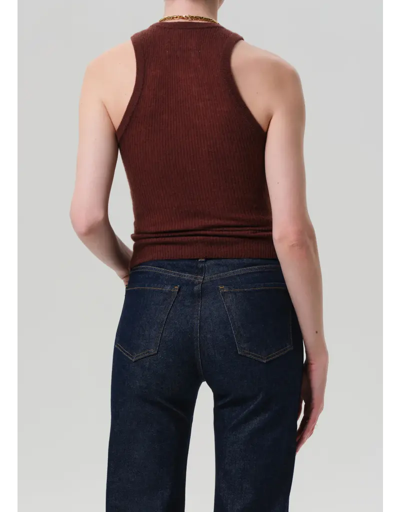 CITIZENS OF HUMANITY AKIRA SWEATER TANK IN TORRONE