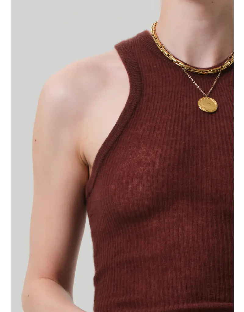 CITIZENS OF HUMANITY AKIRA SWEATER TANK IN TORRONE