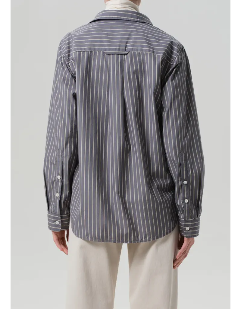 CITIZENS OF HUMANITY AVNI SLIM SHIRT IN CLEO STRIPE