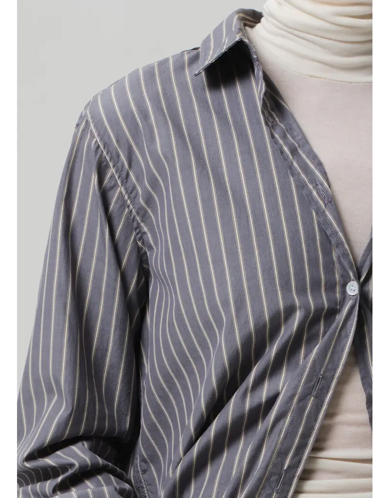 CITIZENS OF HUMANITY AVNI SLIM SHIRT IN CLEO STRIPE