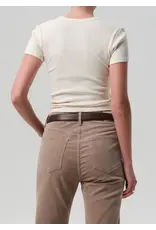 CITIZENS OF HUMANITY MAUDE U-NECK TEE IN PASHMINA