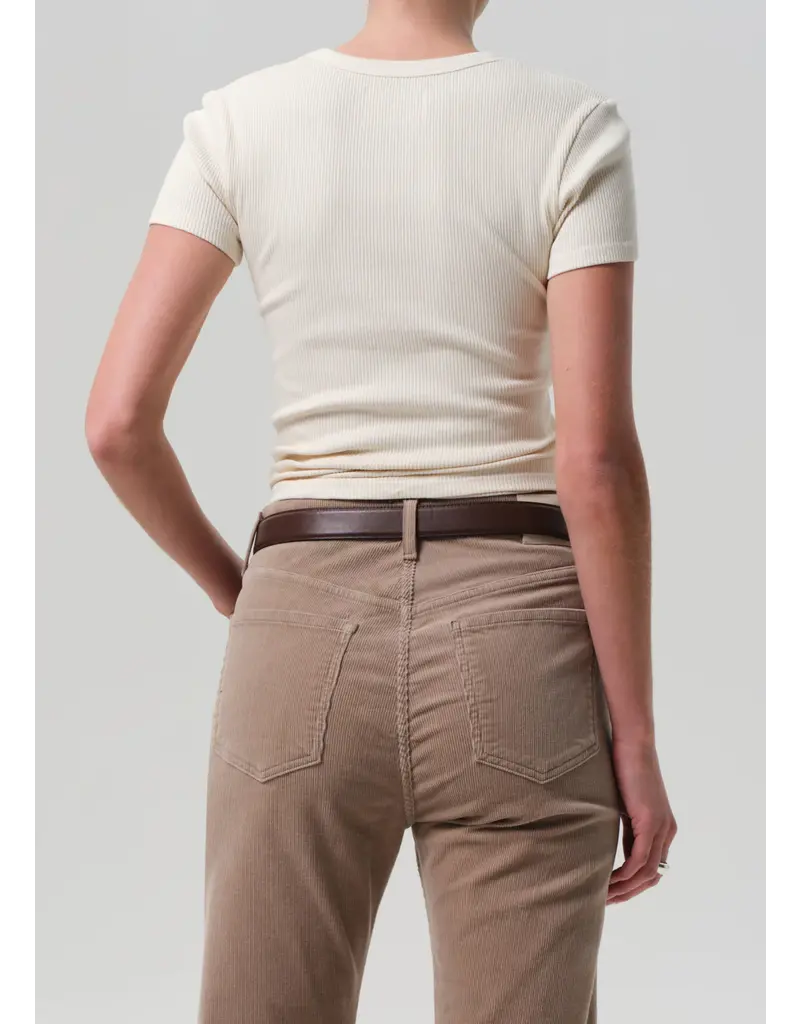 CITIZENS OF HUMANITY MAUDE U-NECK TEE IN PASHMINA