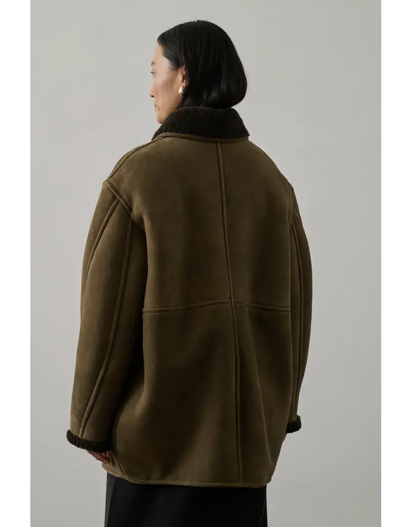 SOEUR BREDA COAT IN TAUPE + GRIS