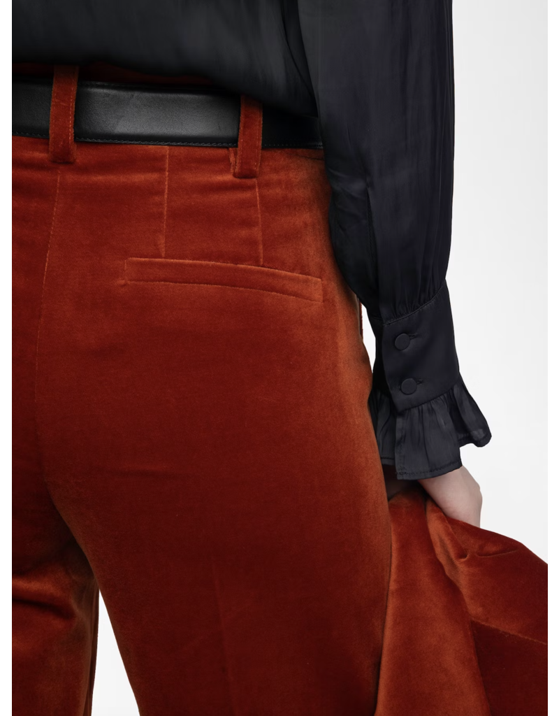PANOL VELVET PANTS IN BURN