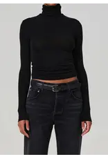 CITIZENS OF HUMANITY CARADENE TURTLENECK IN BLACK