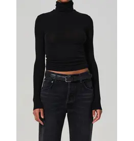 CITIZENS OF HUMANITY CARADENE TURTLENECK IN BLACK