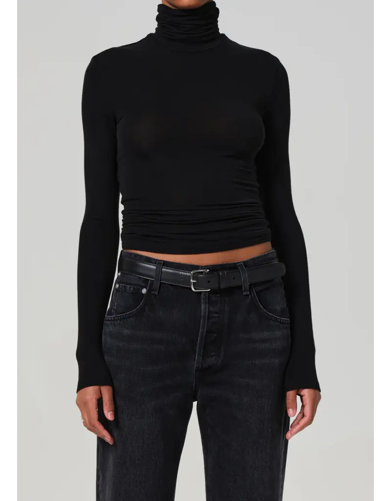 CITIZENS OF HUMANITY CARADENE TURTLENECK IN BLACK