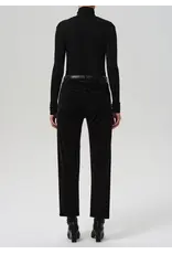 CITIZENS OF HUMANITY DELFINA HIGH RISE STRAIGHT IN VELVET BLACK