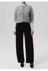 CITIZENS OF HUMANITY AYLA BAGGY VELVET IN BLACK