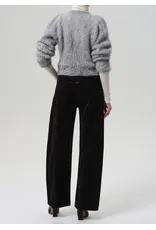 CITIZENS OF HUMANITY AYLA BAGGY VELVET IN BLACK