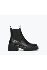 FREDA SALVADOR BAILEY STUDDED RAIN RESISTANT BOOT IN BLACK CALF