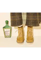 FREDA SALVADOR LILLY LACE UP BOOT IN BOG SUEDE