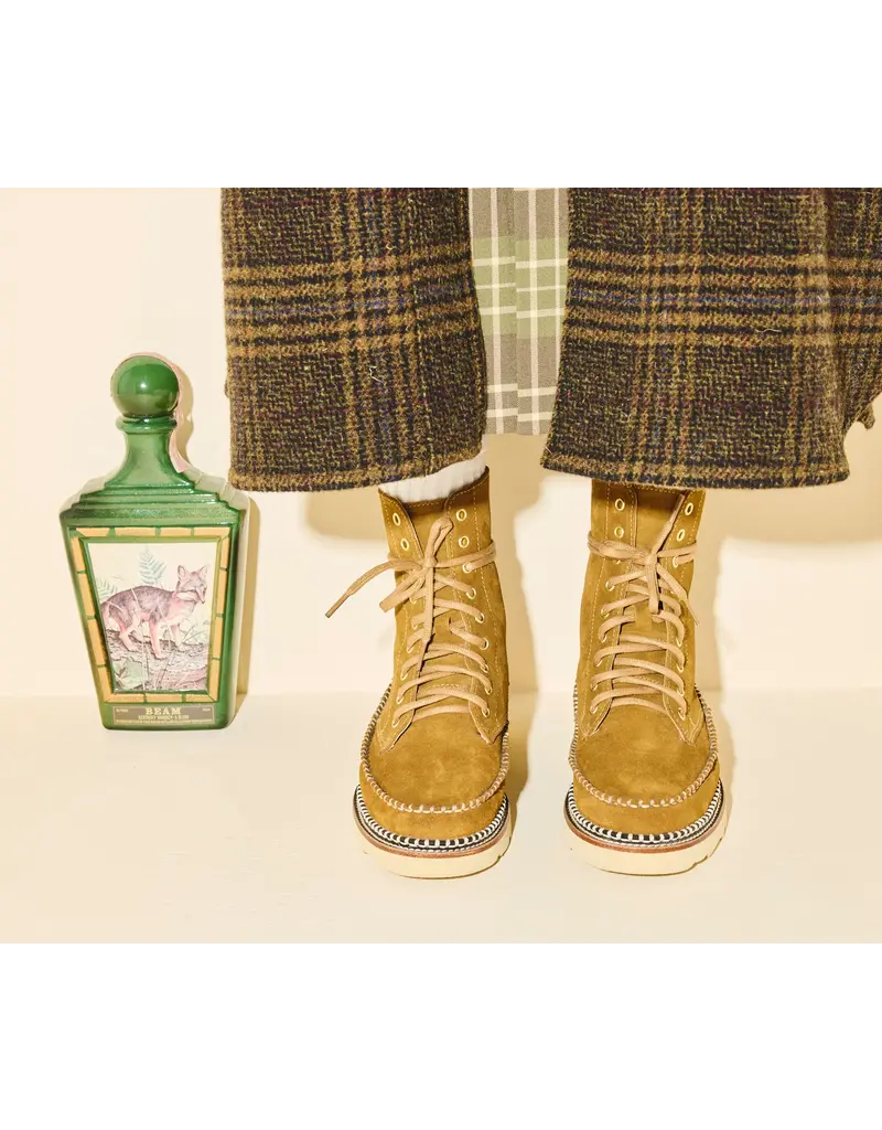 FREDA SALVADOR LILLY LACE UP BOOT IN BOG SUEDE