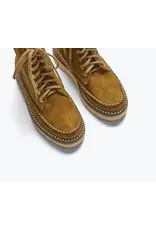 FREDA SALVADOR LILLY LACE UP BOOT IN BOG SUEDE