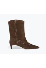 FREDA SALVADOR TRICIA STUDDED BOOT IN TEDDY SUEDE