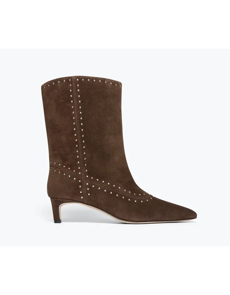 FREDA SALVADOR TRICIA STUDDED BOOT IN TEDDY SUEDE