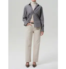 CITIZENS OF HUMANITY LINDZ EASY STRAIGHT IN TWILL ALMONDETTE