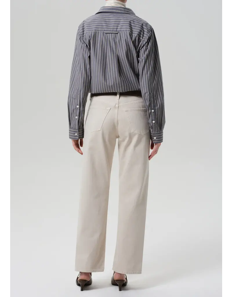 CITIZENS OF HUMANITY LINDZ EASY STRAIGHT IN TWILL ALMONDETTE