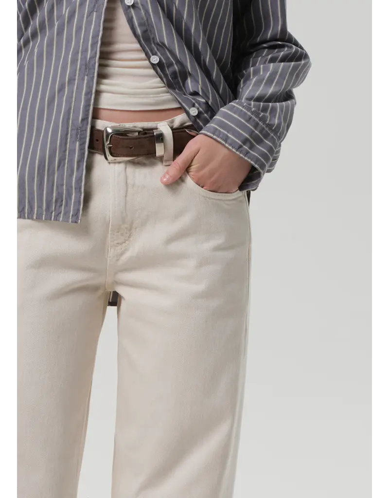 CITIZENS OF HUMANITY LINDZ EASY STRAIGHT IN TWILL ALMONDETTE