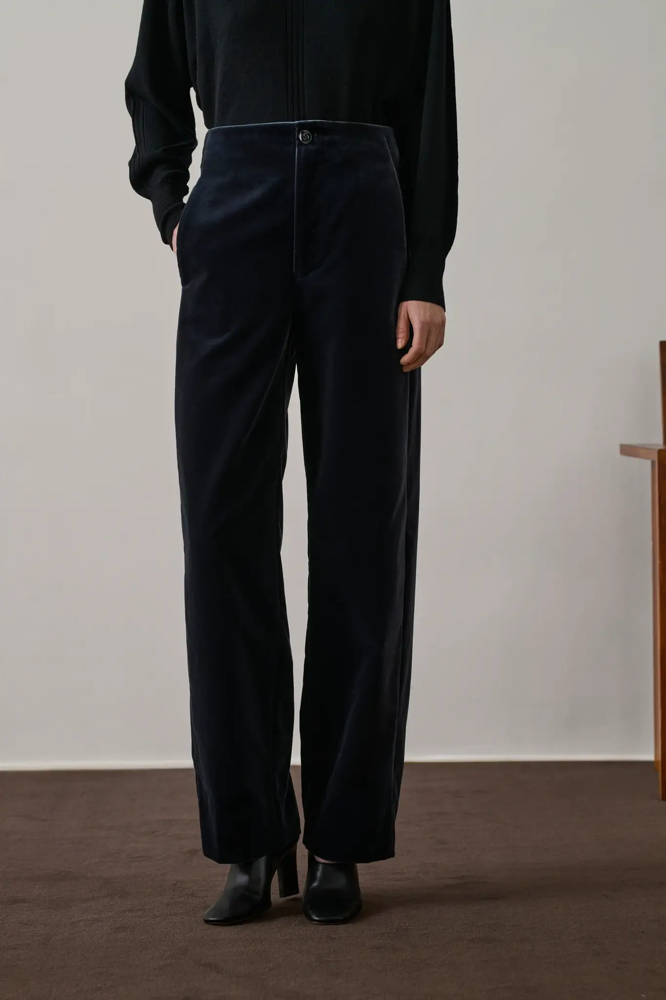 SOEUR CELESTIN TROUSER IN ANTHRACITE