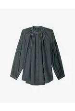 MES DEMOISELLES CULTURE BLOUSE IN DARK GREY