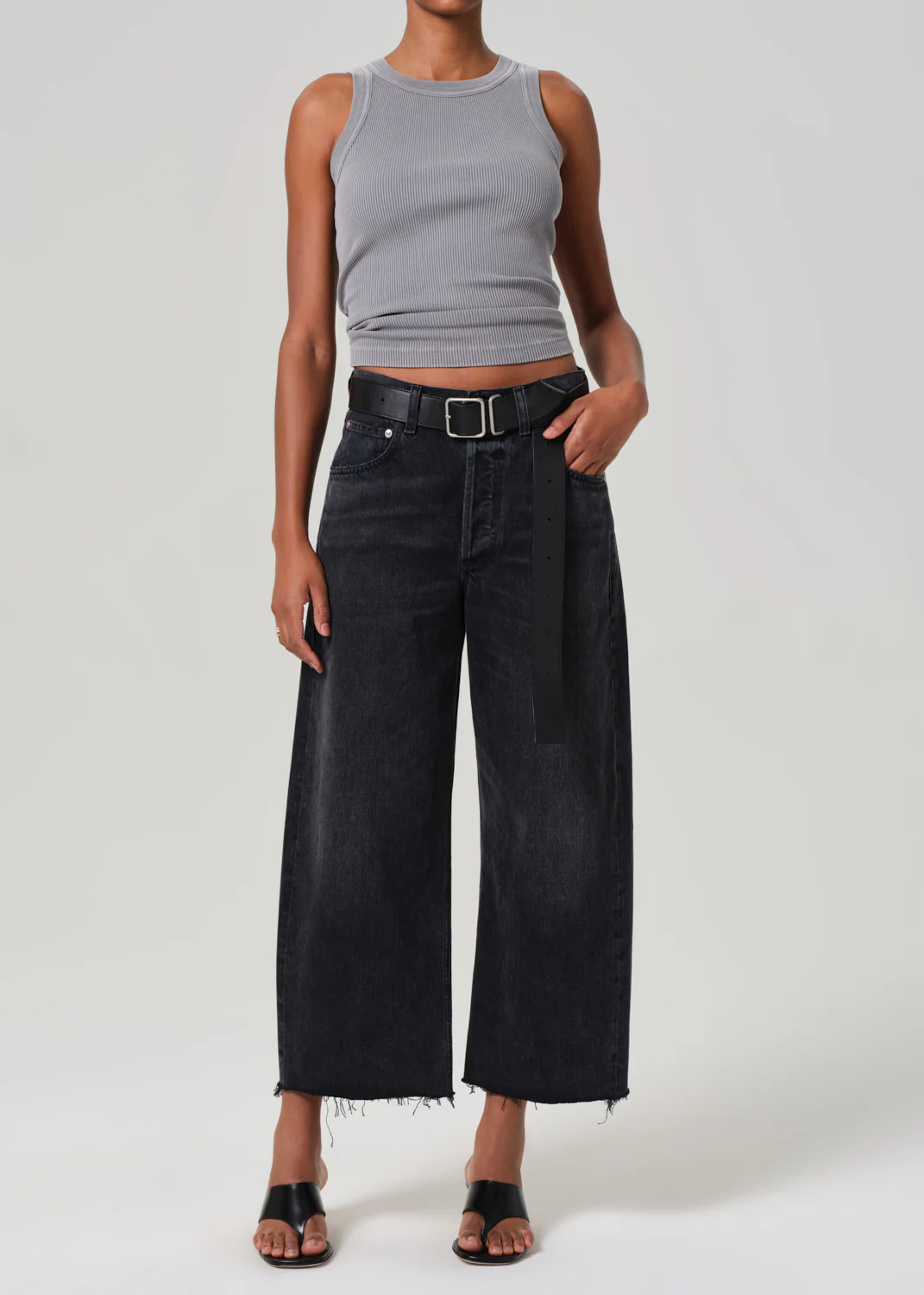 CITIZENS OF HUMANITY AYLA RAW HEM CROP IN BRONSON