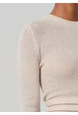 CITIZENS OF HUMANITY ALESSIA CREWNECK SWEATER IN CREAM