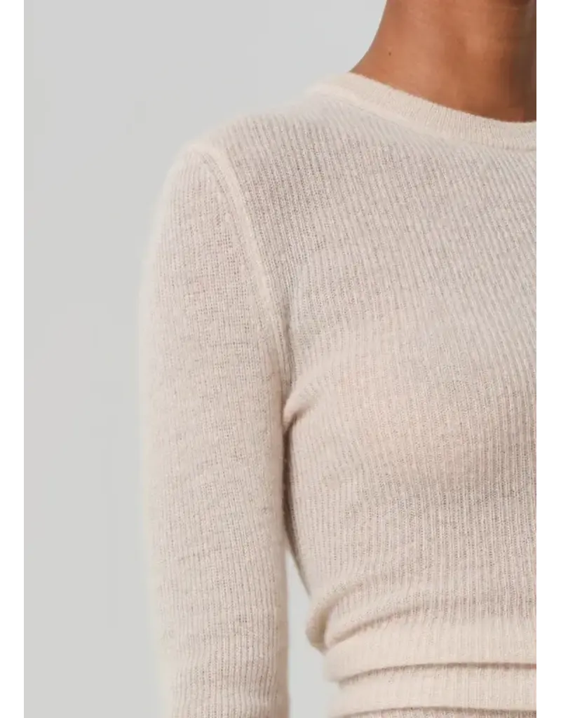 CITIZENS OF HUMANITY ALESSIA CREWNECK SWEATER IN CREAM