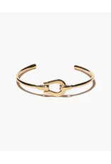 ODETTE BUCKLE CUFF IN RECYCLED BRASS