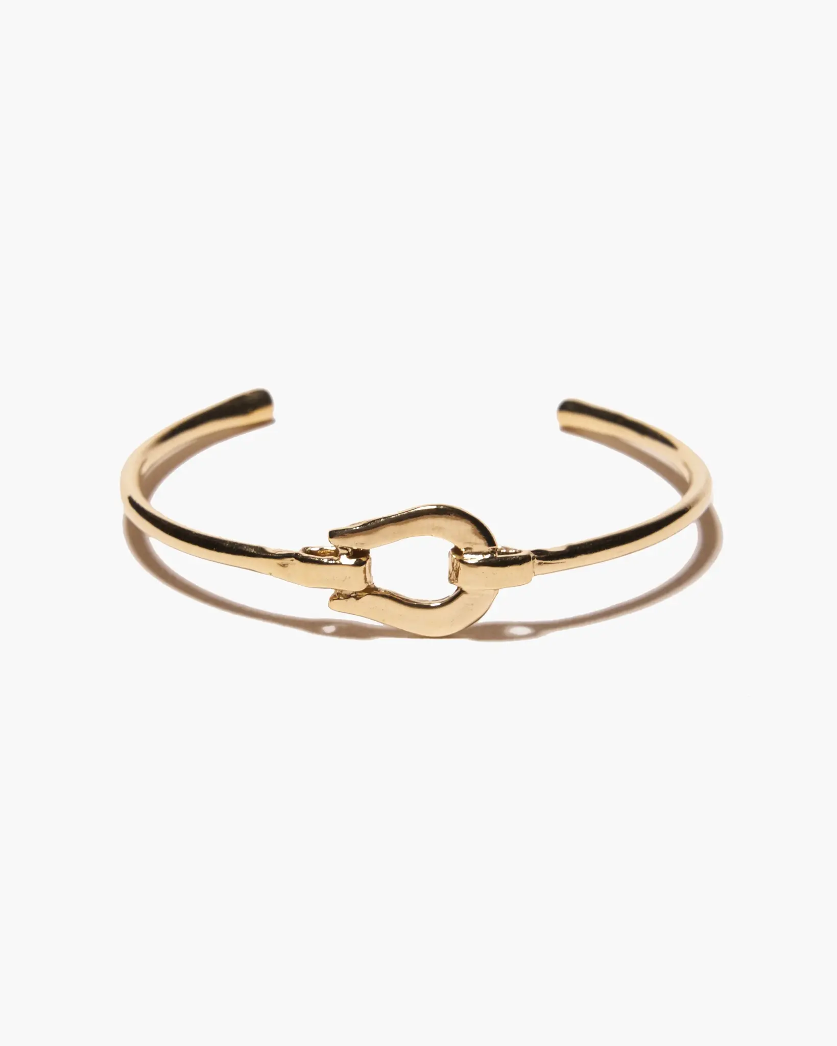 ODETTE BUCKLE CUFF IN RECYCLED BRASS