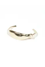 ODETTE SARDINE GRANDE CUFF IN BRASS