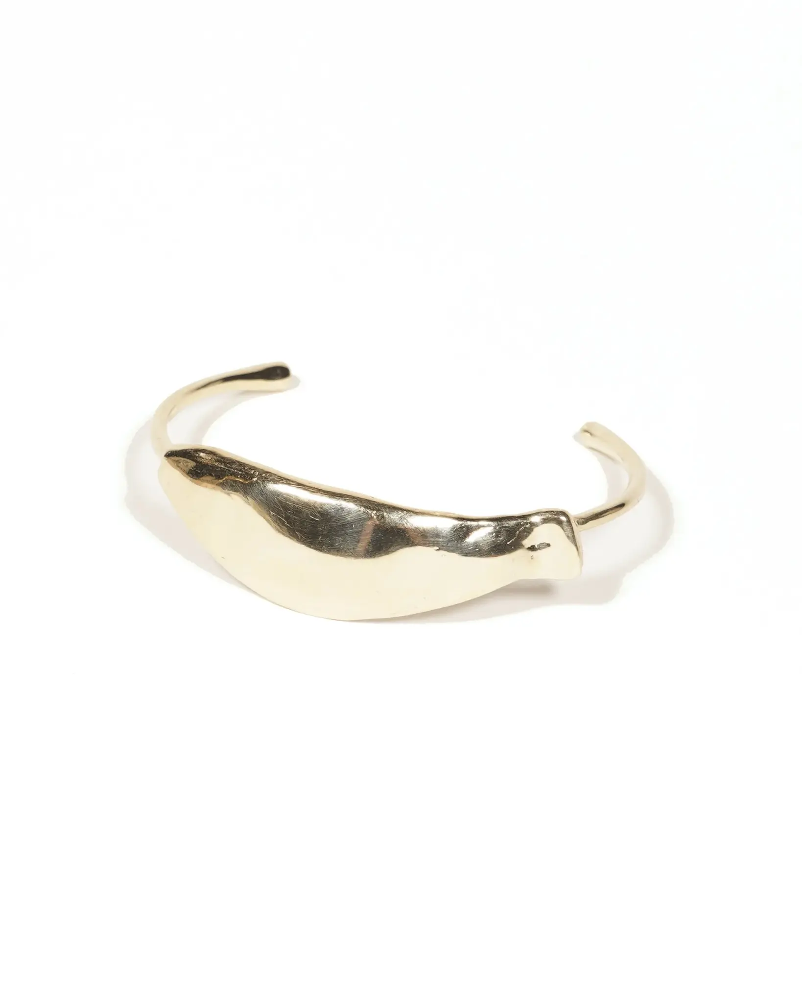 ODETTE SARDINE GRANDE CUFF IN BRASS