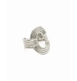 ODETTE AALTO RING IN STERLING SILVER