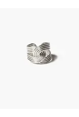 ODETTE AGATA RING IN STERLING SILVER