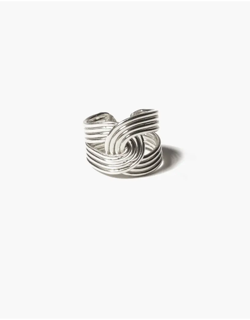 ODETTE AGATA RING IN STERLING SILVER