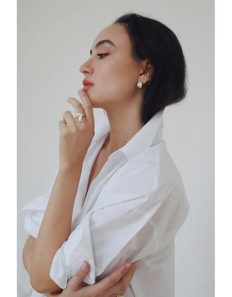 ODETTE DUO RING IN STERLING SILVER (SIZE 7)