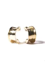 ODETTE ARC HOOPS IN RECYCLED BRASS