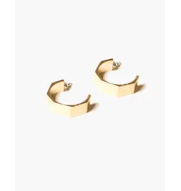 ODETTE GRANDE VERROU HOOPS IN BRASS