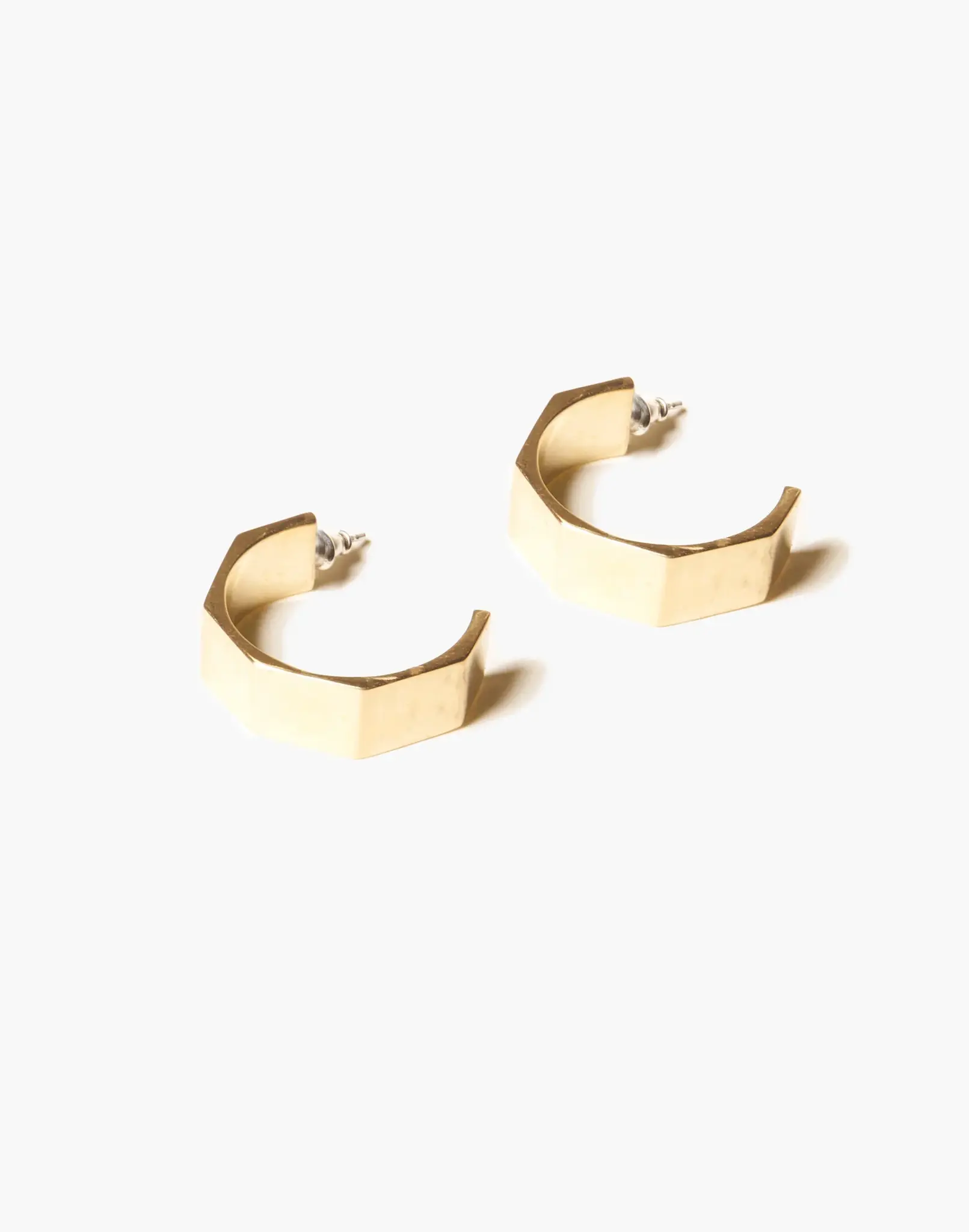 ODETTE GRANDE VERROU HOOPS IN BRASS