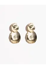 ODETTE LALO EARRINGS IN BRASS