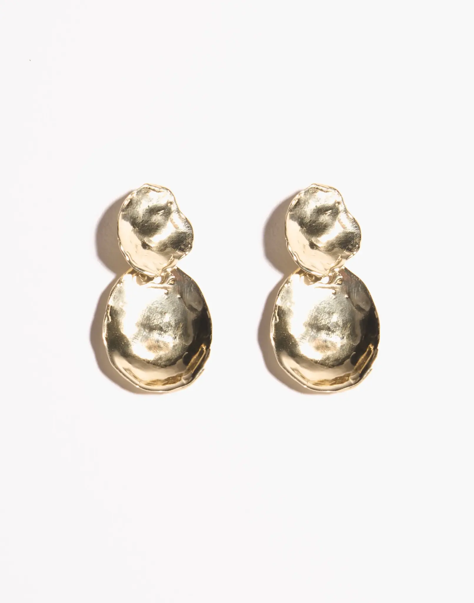 ODETTE LALO EARRINGS IN BRASS