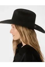 JANESSA LEONÉ AIDEN HAT IN BLACK