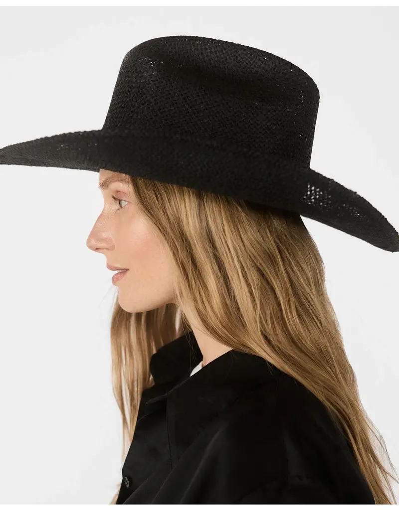 JANESSA LEONÉ AIDEN HAT IN BLACK