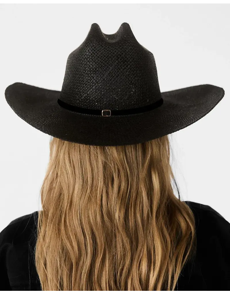 JANESSA LEONÉ AIDEN HAT IN BLACK