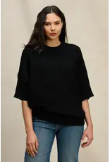 VELVET BY GRAHAM & SPENCER COCO SWEATER IN BLACK VELVET BY GRAHAM & SPENCER COCO SWEATER IN BLACK