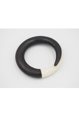 ARTISAN MADE EBONY & BONE BANGLE