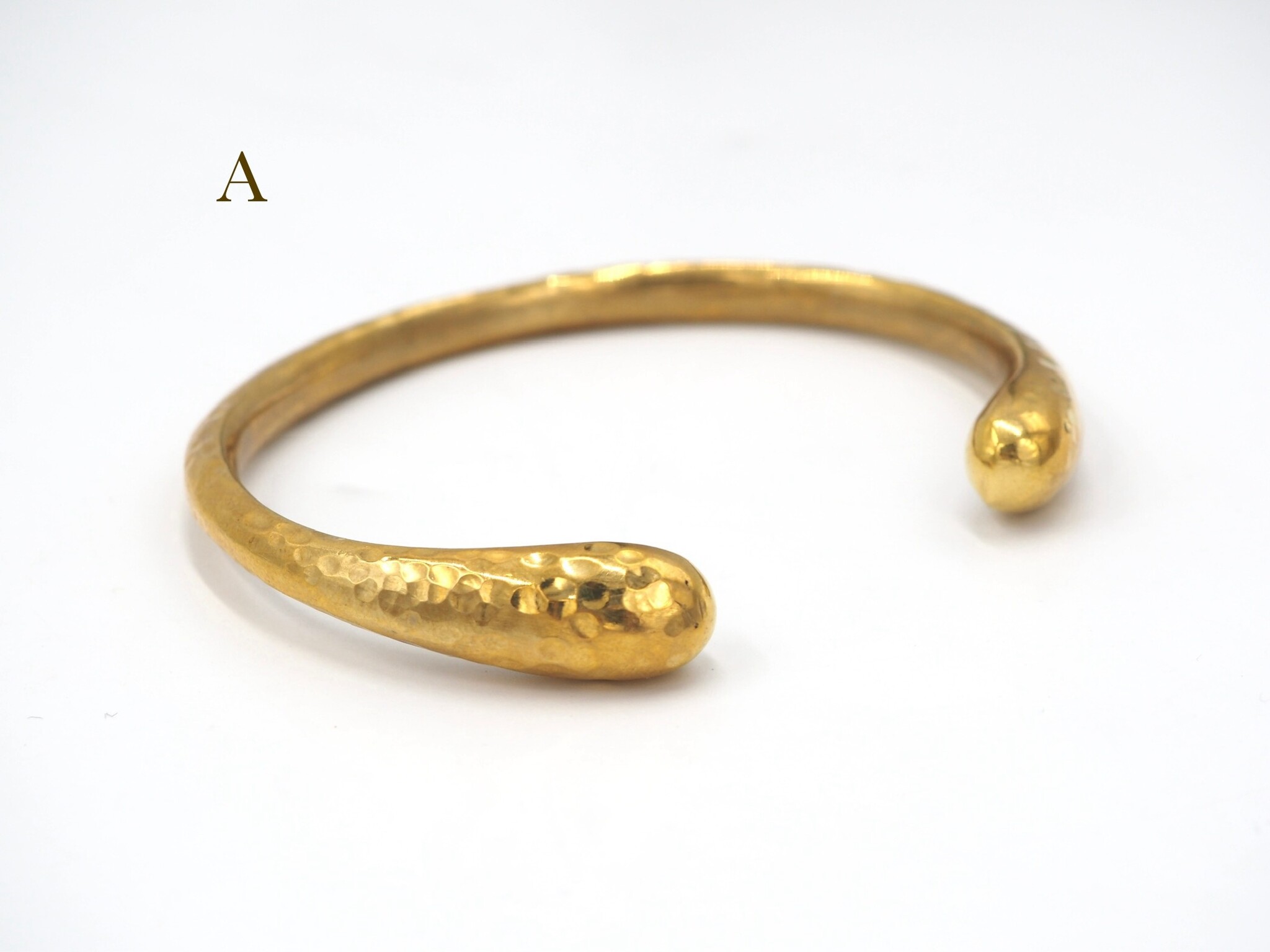 ARTISAN MADE HAMMERED BRASS CUFF